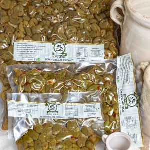 OLIVE VERDI DENOCCIOLATE PICCANTI